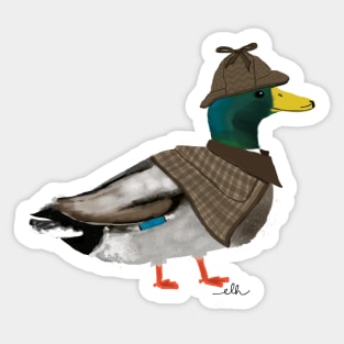 Inspector Mallard Sticker